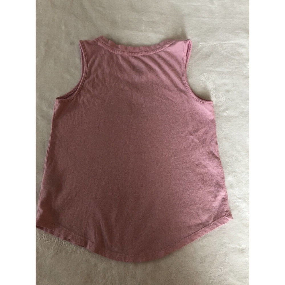 Wonder Nation Girls 6/6X Pink Watermelon Sleeveless Shirt W/Sequined‎ Rainbow - Picture 7 of 8